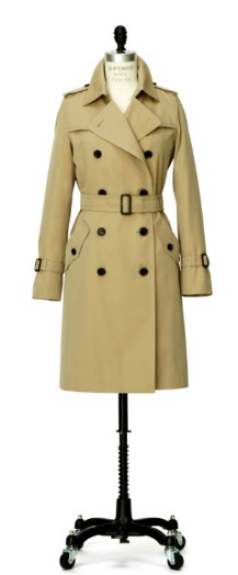 WOMENS 三陽格子ダブルトレンチコート