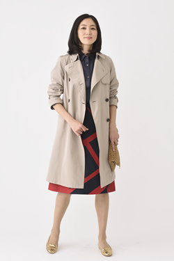 アマカ トレンチコート