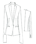 ジャケット(ノッチドラペル)