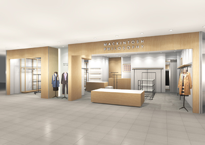 3月31日(木)OPEN 「マッキントッシュ フィロソフィー東急プラザ銀座店」