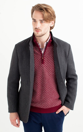 ウールスタンドジャケット ウールスタンドジャケット