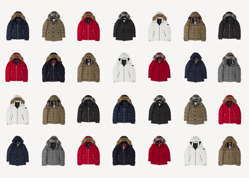 「ブラックレーベル・クレストブリッジ」 540通りから選べるカスタマイズ ダウン 「ブラックレーベル・クレストブリッジ」 540通りから選べるカスタマイズ ダウン