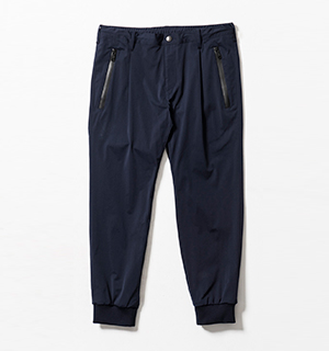 テクニカルジャージー タックリブパンツ