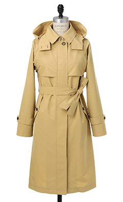 バルカラーコート 比翼仕立て