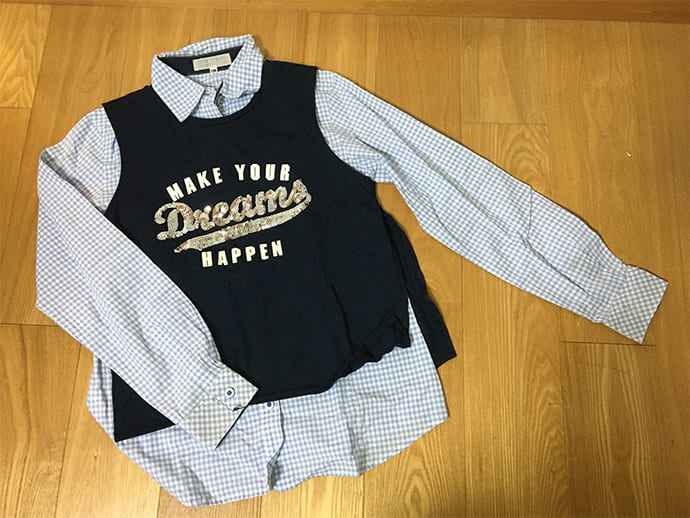 リメイクすることで再び着られるようになった服