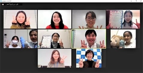 12月17日(土)に行われたオンライン表彰式・座談会の様子