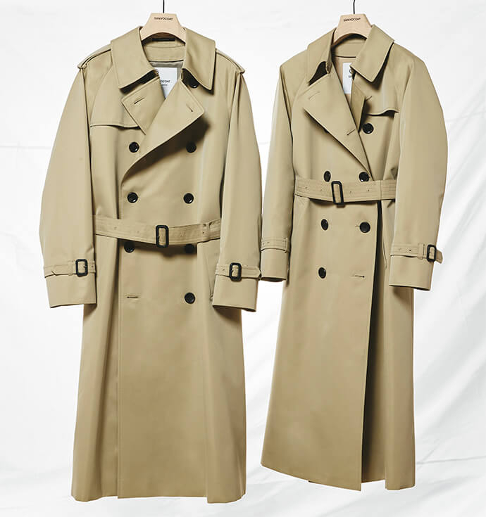 軽さを追求した本格トレンチコート『100年コート 粋SUI』