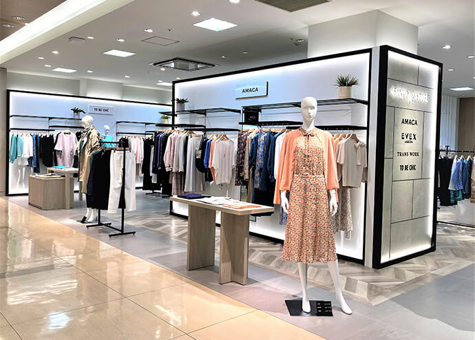 「AMACA」:上質なデイリーカジュアル